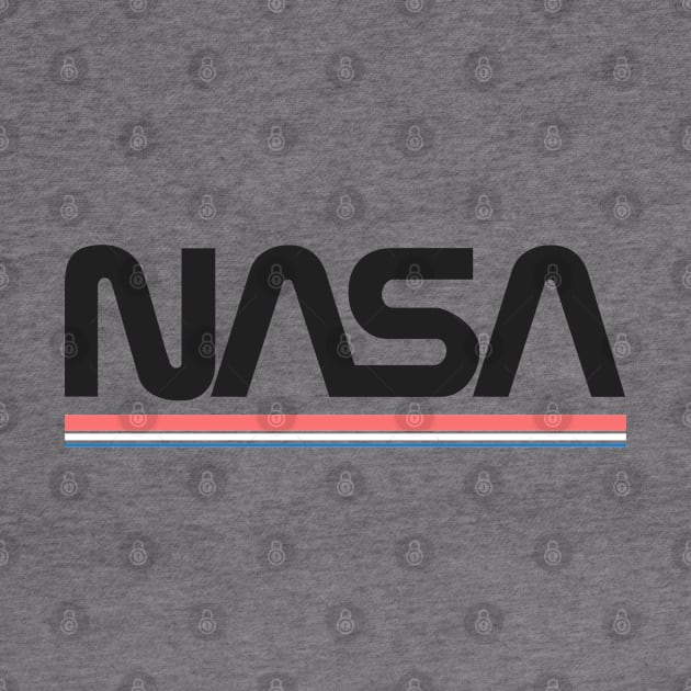 nasa, nasa logo, nasa worm logo, retro nasa by Thunder Biscuit